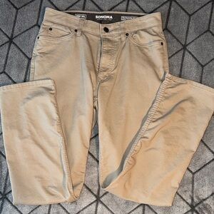 Sonoma Beige Casual Pants